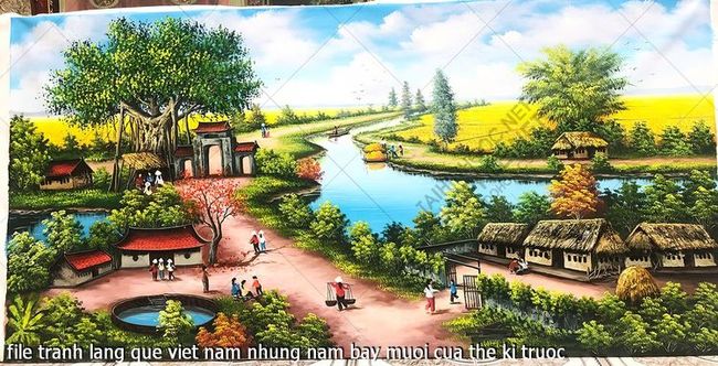 file tranh lang que viet nam nhung nam bay muoi cua the ki truoc
